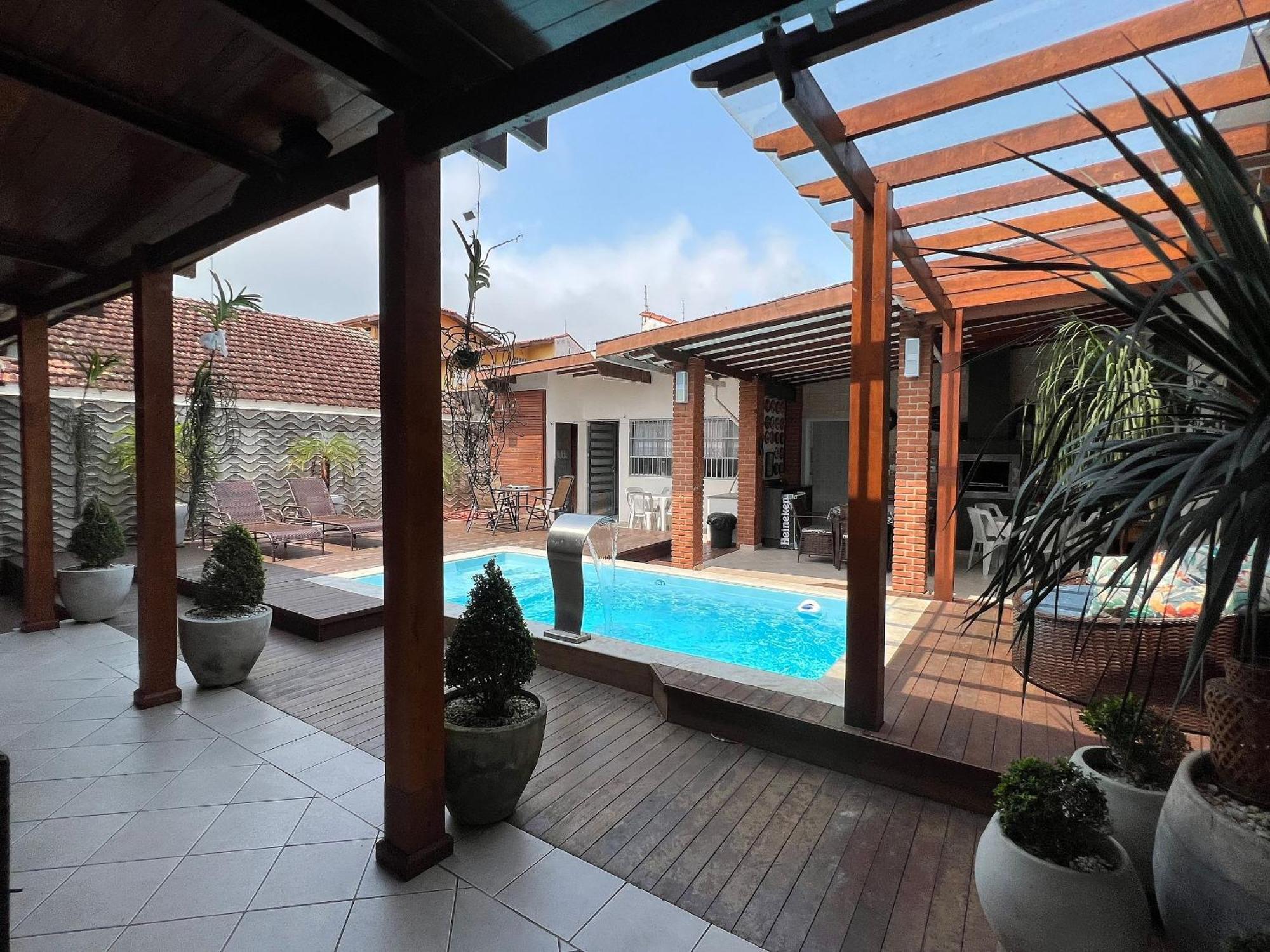 Casa Agradavel Com Piscina, A Poucos Passos Da Praia Peruibe Exterior photo